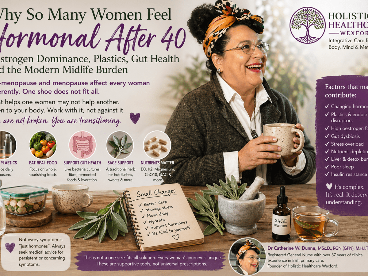 Why Women Feel Hormonal After 40 | Perimenopause, Oestrogen Dominance & Gut&nbsp;Health